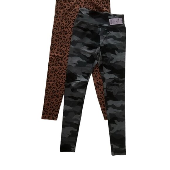 Wild Fable Camouflage + Leopard Print Leggings size XS NWT - Picture 1 of 3